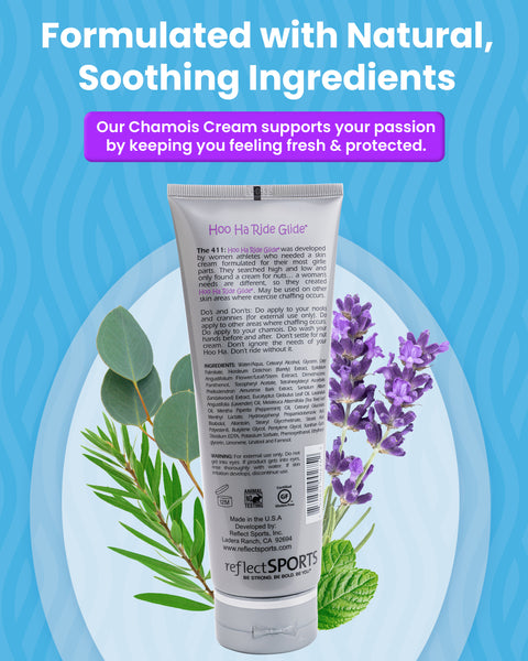 Hoo Ha Ride Glide | Anti-chafing Skin and Chamois Cream