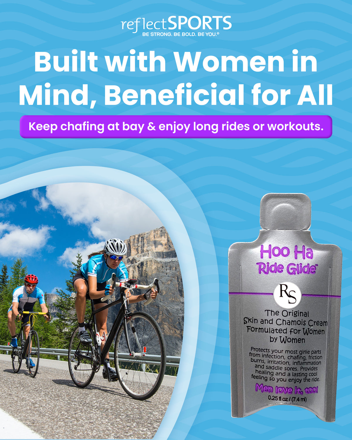 Hoo Ha Ride Glide | Anti-chafing Skin and Chamois Cream 10 packs