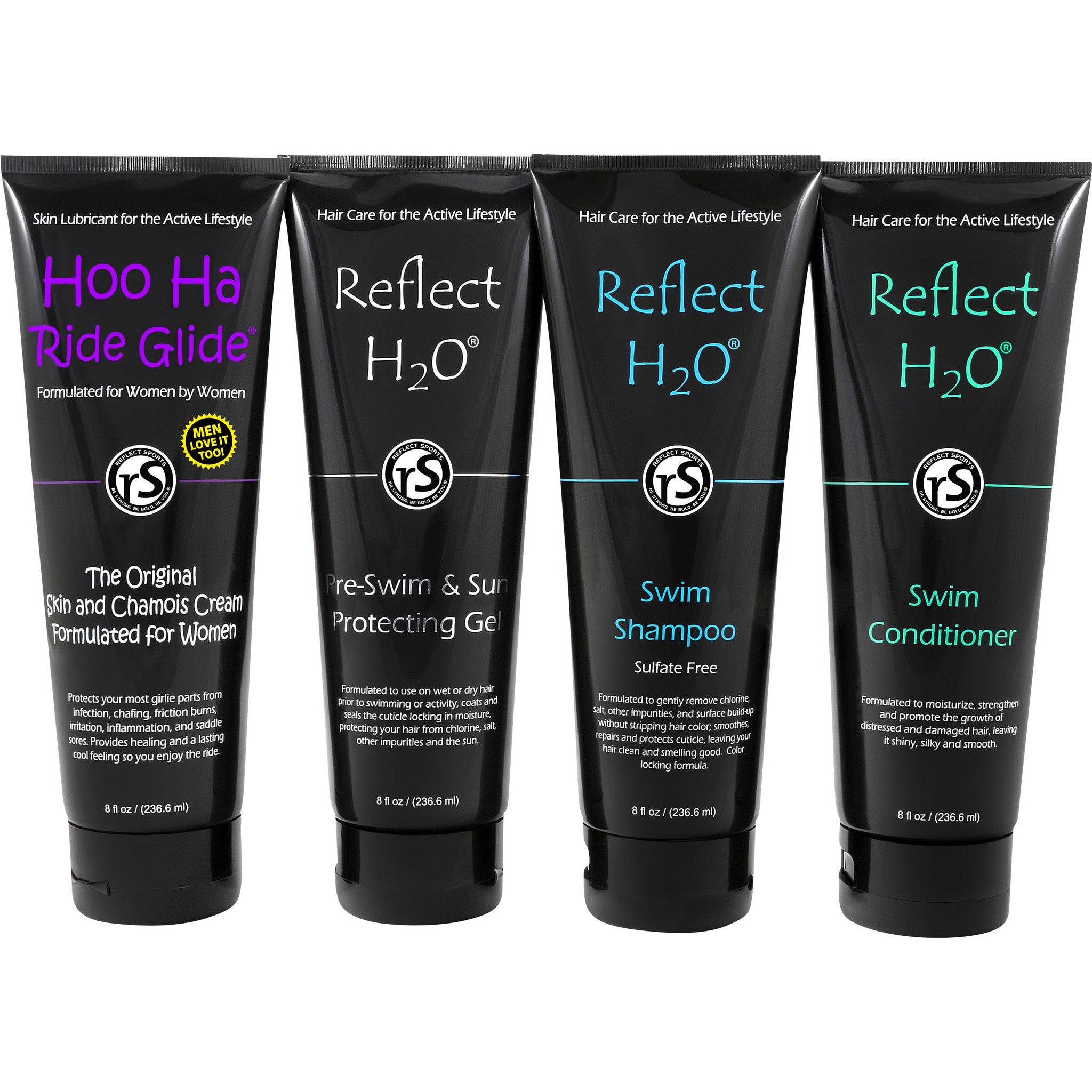 Hoo Ha Ride Glide | Anti-chafing Skin and Chamois Cream and Swimmer's Shampoo