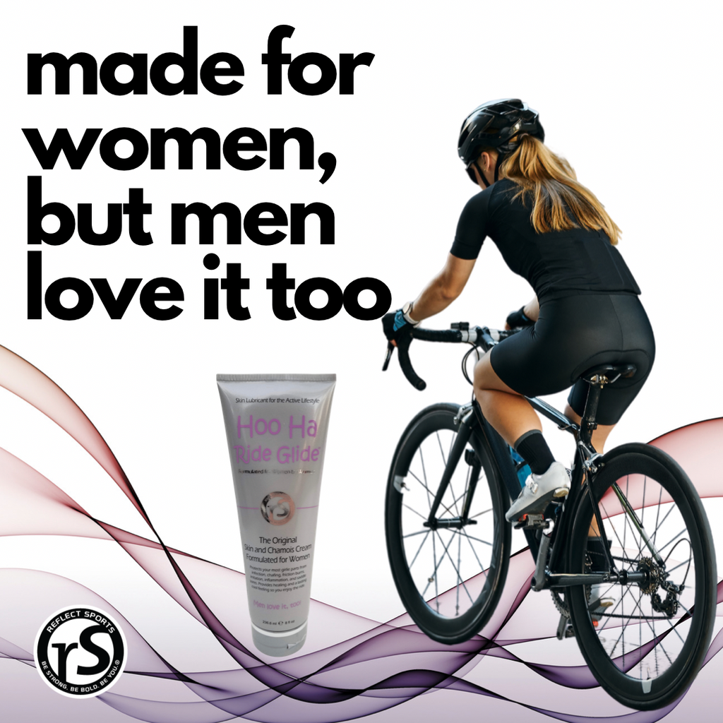 Anti chafing Skin and Chamois Cream Hoo Ha Ride Glide Free Shipping over 30 Reflect Sports