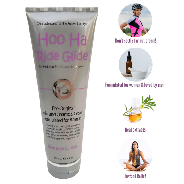 Hoo Ha Ride Glide | Anti-chafing Skin and Chamois Cream