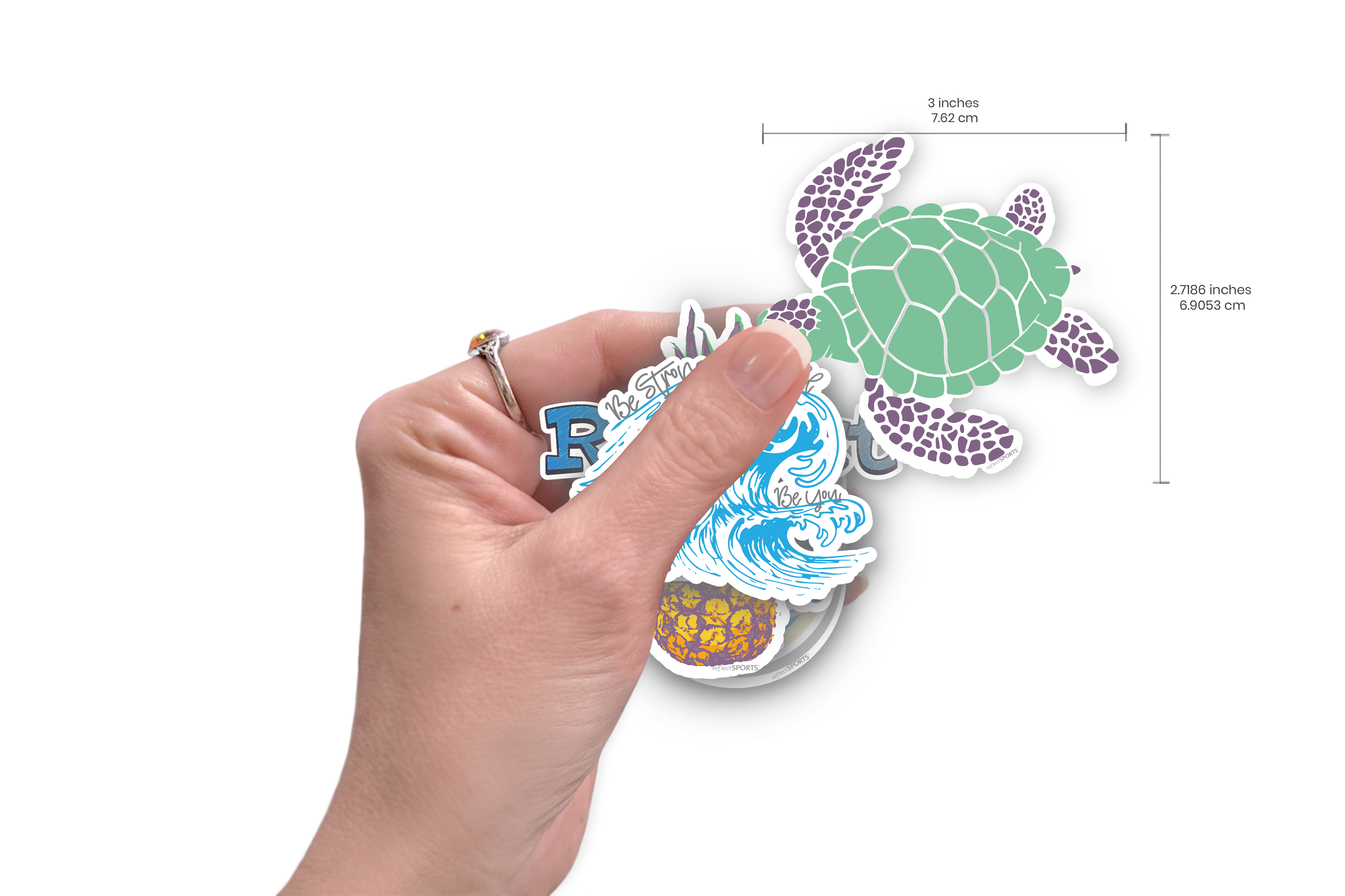 Swimming Sticker Pack - 6 Stickers