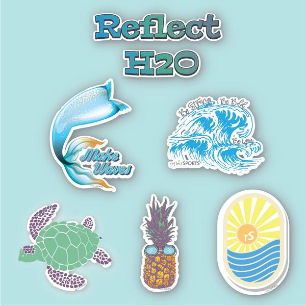 Swimming Sticker Pack - 6 Stickers